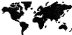 Map of the World in orange